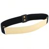 Versatile Waist Cinching Elastic Waistband With Metal And Iron Sheet For A Stylish Look, Paired With A Dress And Elastic Waistband For Women