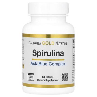 Spirulina, Organic Astablue Complex Blend, 60 Tablets