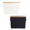 Toilet Paper Storage Basket Roll Paper Organizer Foldable Toilet Paper Holder with Lid for Bathroom
