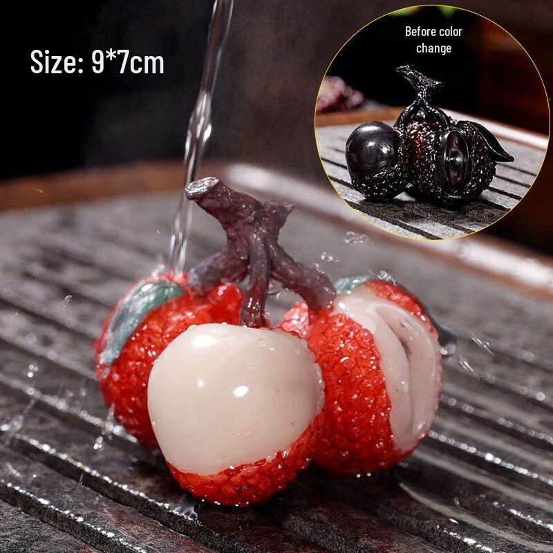 Меняющий цвет чайный питомец-украшение в виде хурмы