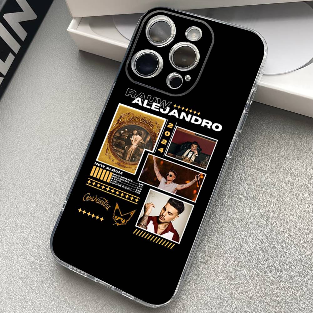 Singer R-Rauw Alejandro Phone Case For iPhone 17 16 15 14 13 11 12 Pro Max Mini Plus Shockproof Transparent Soft TPU
