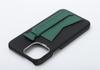 2023 Luxury Pebbled Leather Mobile Back Cover Phone Case With Credit Card Holder Finger Strap for Iphone 14 15 16 Plus Pro Max