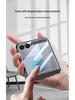 Samsung Z Flip7 Protective Case: Transparent Airbag Shell with Large Window