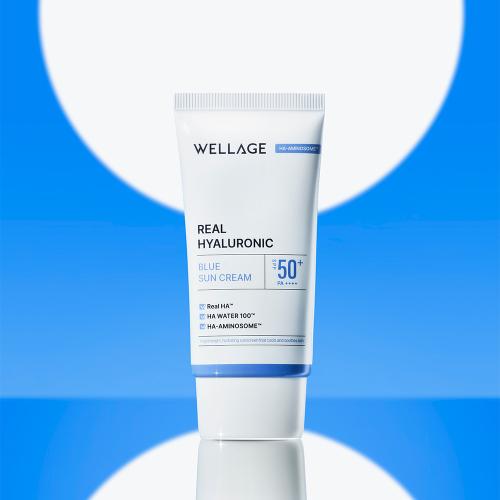 Wellage Real Hyaluronic Blue Sunscreen 50ml Spf50+ Pa++++