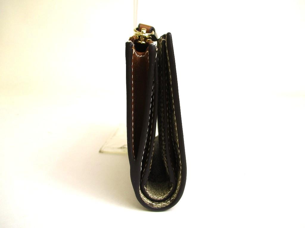 Authentic GUCCI GG Emblem Brown Leather Medium Wallet Bifold Wallet Compact Wallet #a761  Refurbished