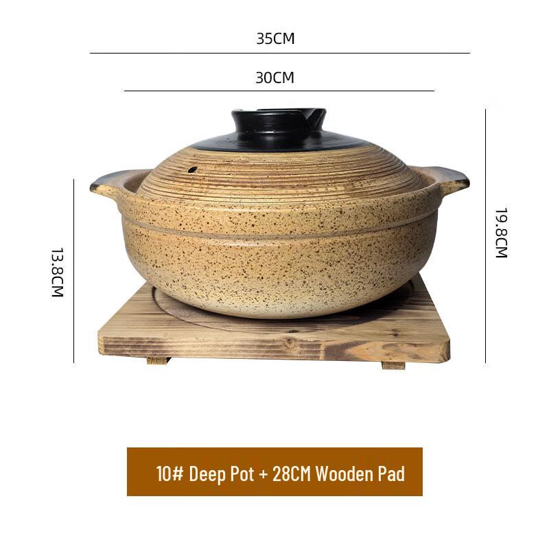Handun Japanese Clay Pot with Alcohol Stove Set