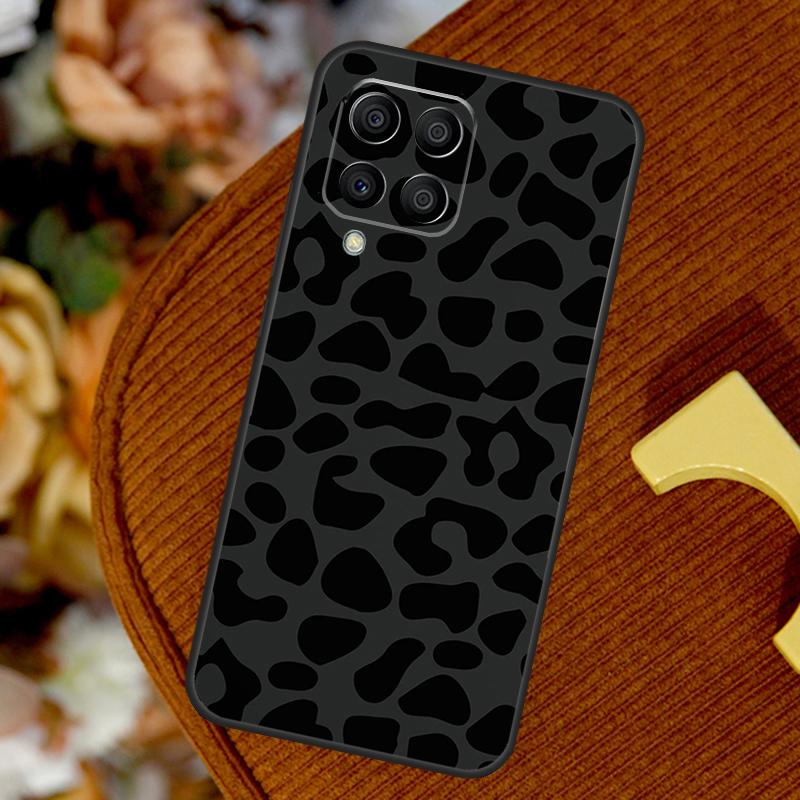 Leopard Print Black Cheetah Pattern For Samsung Galaxy M13 M33 M53 M52 M32 M12 M14 M34 M54 M11 M21 M51 M15 M55 M31s M20 Case