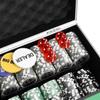 Vidaxl Poker Chip Set, 300 Pcs, 11.5 G