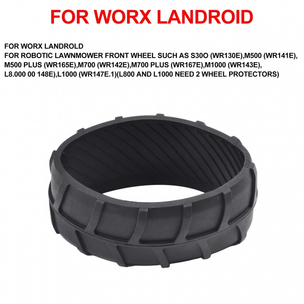 For Worx-Landroid Lawn Mower Robot Front-Wheel Rubber Anti-skid Wheel M500 M700