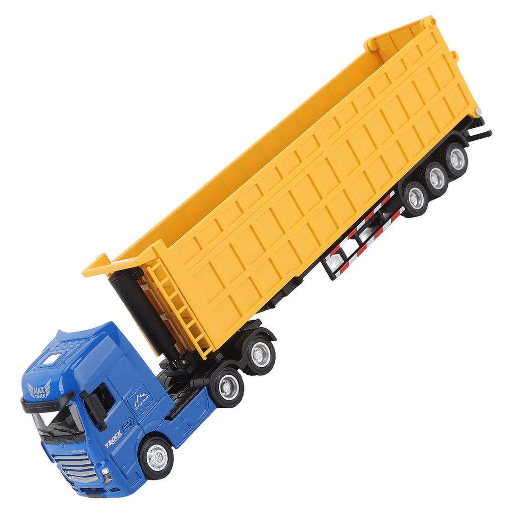 1:50 Scale Diecast Model Truck Toy Static Model Car Dump Truck for Kids Children Boys Gifts