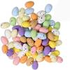 50/100Pcs Colorful Fake Foam Eggs Speckled Painted Bird Eggs  Easter Party Decorations