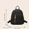 Women'S Nylon Backpack Adjustable Shoulder Straps, Casual Preppy Style, Travel Daypack for School, College, or Casual Use, College Backpack