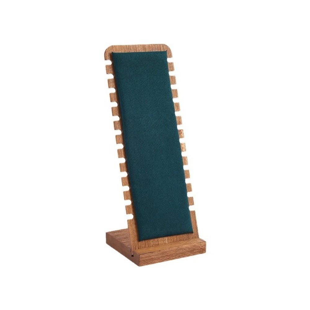 Wood Necklace Display Stand Square Wooden Storage Rack New Jewelry Organizer Jewelry