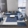 Nordischer Schlichter Kristall-Samt Teppich Wohnzimmer Schmutzabweisend Schlafzimmer Sofa Couchtisch Matte Schlafzimmer Bettseite Rutschfeste Matte