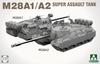 Takom Super Heavy Assault Tank Plastic Model Kit TKO2210 1/35 M28A1/A2 (Tank)