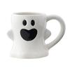 Halloween Ceramic Mug Cute Ghost Pumpkin Cup Reusable Spooky Coffee Cup with Lid Unique Halloween Party Gifts