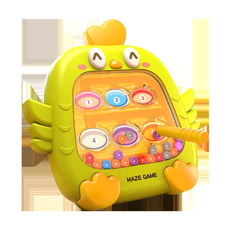 Magnetic Bead Maze Toy: Children's Educational Puzzle for Concentration and Number Mastery with Magnetic Pen Control