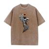 Japan Anime Berserk Guts Graphic Printed T Shirt Men Washed Cotton Tshirts Vintage Manga Tshirt Harajuku Male High Quality Tops