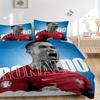 Ronaldo'S Celebration Moment Print 3Pcs Bedding Setduvet Cover With 2 Bedropillowcase Home Birthday Gift