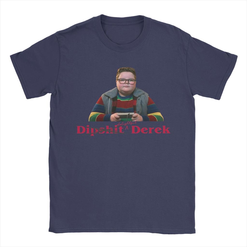 Delightful Derek TShirt for Unisex Humor Cotton Tee Shirt Round Collar Short Sleeve T Shirt Plus Size Clothes