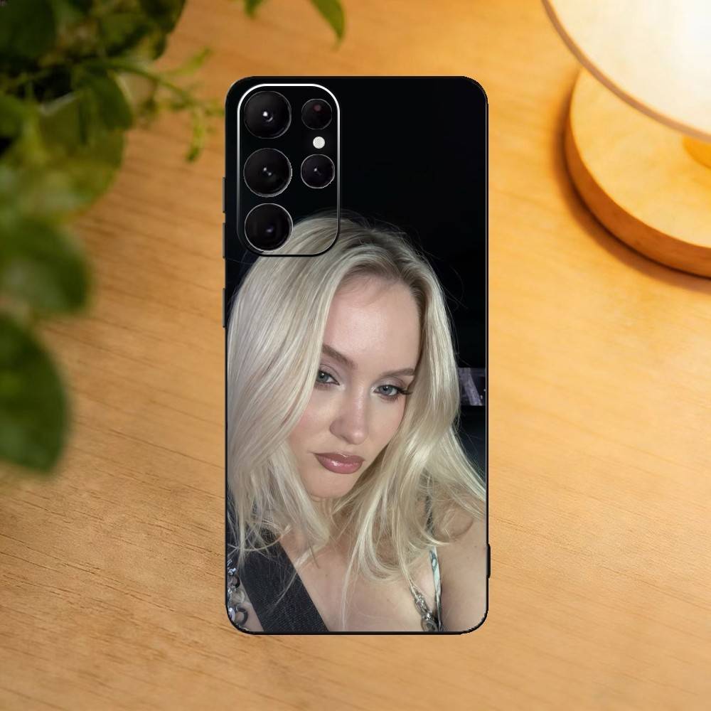 

Z-Zara Larsson Venus Phone Case For Samsung S25,24,23,22,30,21,10,9,Ultra,Plus,Lite Soft Black Case Samsung S24