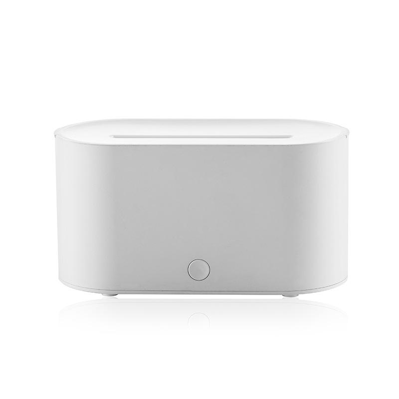 New ultrasonic aromatherapy machine, colorful flame ambient light, home office desktop flame humidifier