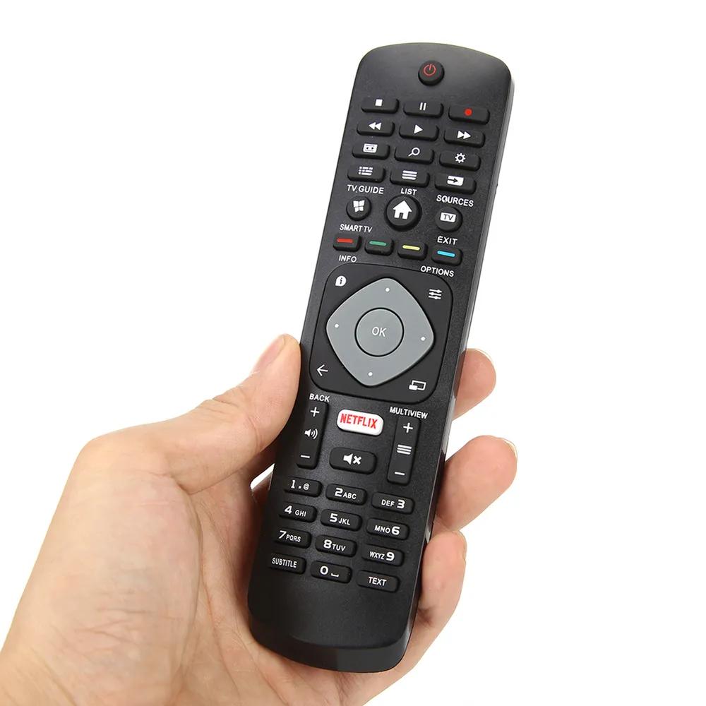 New TV Remote Control Replacement Parts Compatible For Philips HOF16H303GPD24 Smart Netflix
