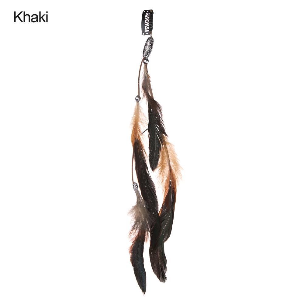 Extensions Comb Headdress Hippie Headpieces Headband Headwear Novelty Hairclips Feather Hair Rope