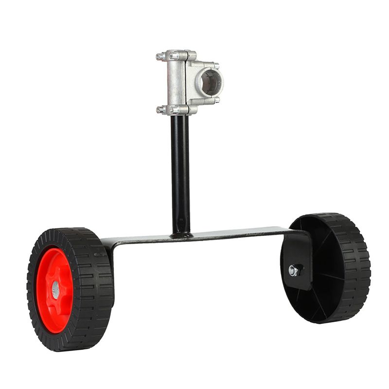 A33R-Universal Metal Wheels For String Trimmer Grass Eater Weed Adjustable For Tube 26Mm(1Inch) 28Mm(1.1Inch)