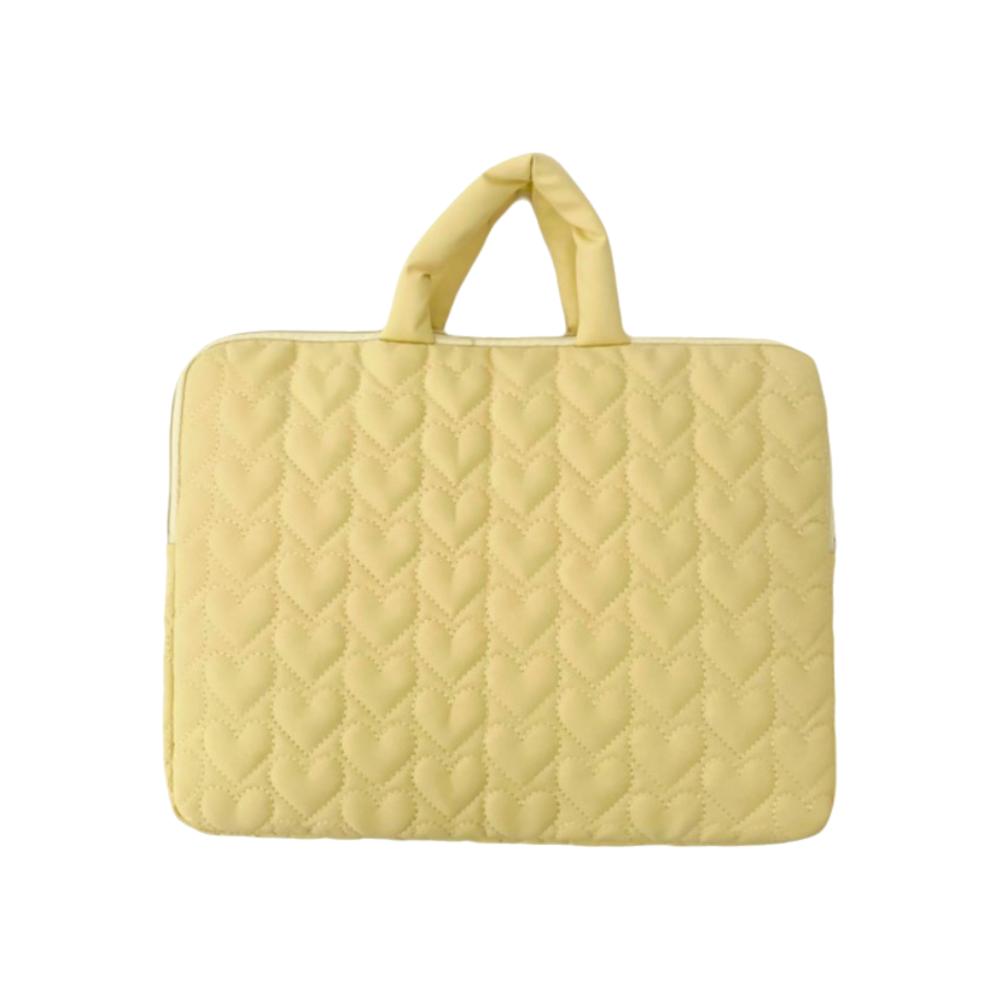 Loving Tablet Bag Anti-fall Large Capacity Notebook Computer Case Plush Lining Shockproof Laptop Sleeve for 11/13inch Office