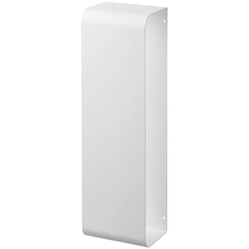 Yamazaki Magnetic Bath Towel Holder, White, Approx. W12 x D9 x H40cm, Tower Series, Towel Storage, Towel Holder, 3619