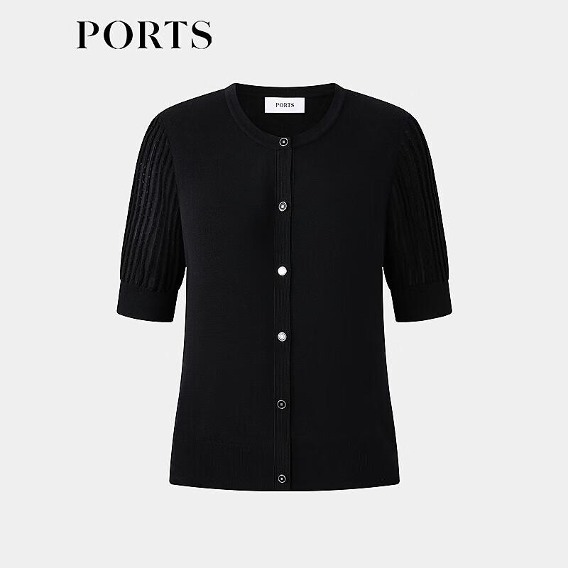 Ports Women's Short-Sleeve Silk Knit Top