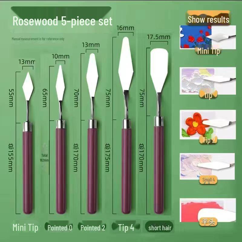 

Скребок для художественной росписи из нержавеющей стали, цветная лопатка, гуашь, пигментная палочка