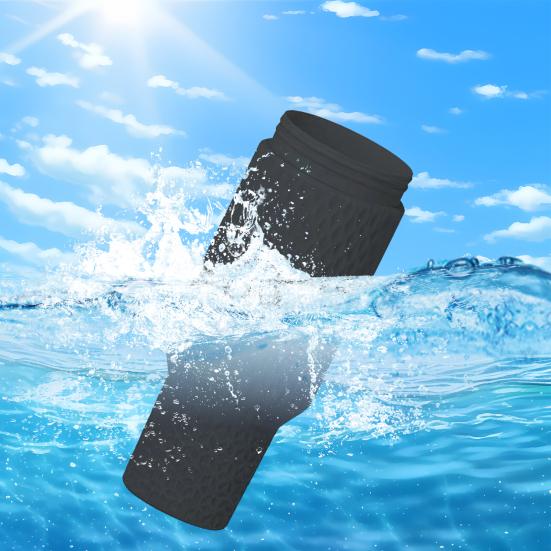 Silicone Cup Liner for 40 Oz Thermal Cups Reusable Thermal Insulation Durable Food-Grade Drinkware Accessory for Parties Outdoors