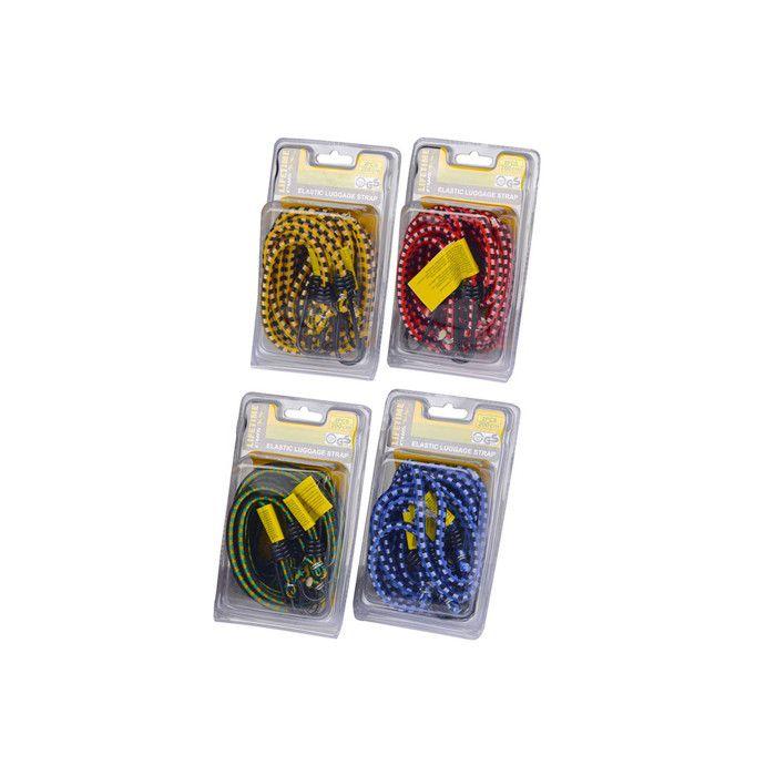 3 Set Tendeur élastique Avec Crochets 200cm 2u.