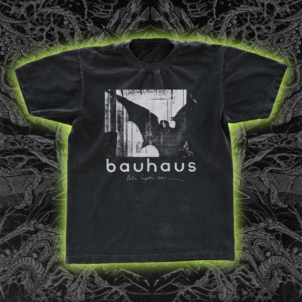 The Founding Father of Gothic Rock Band Bauhaus American Vintage Mens and Womens Loose Tshirts