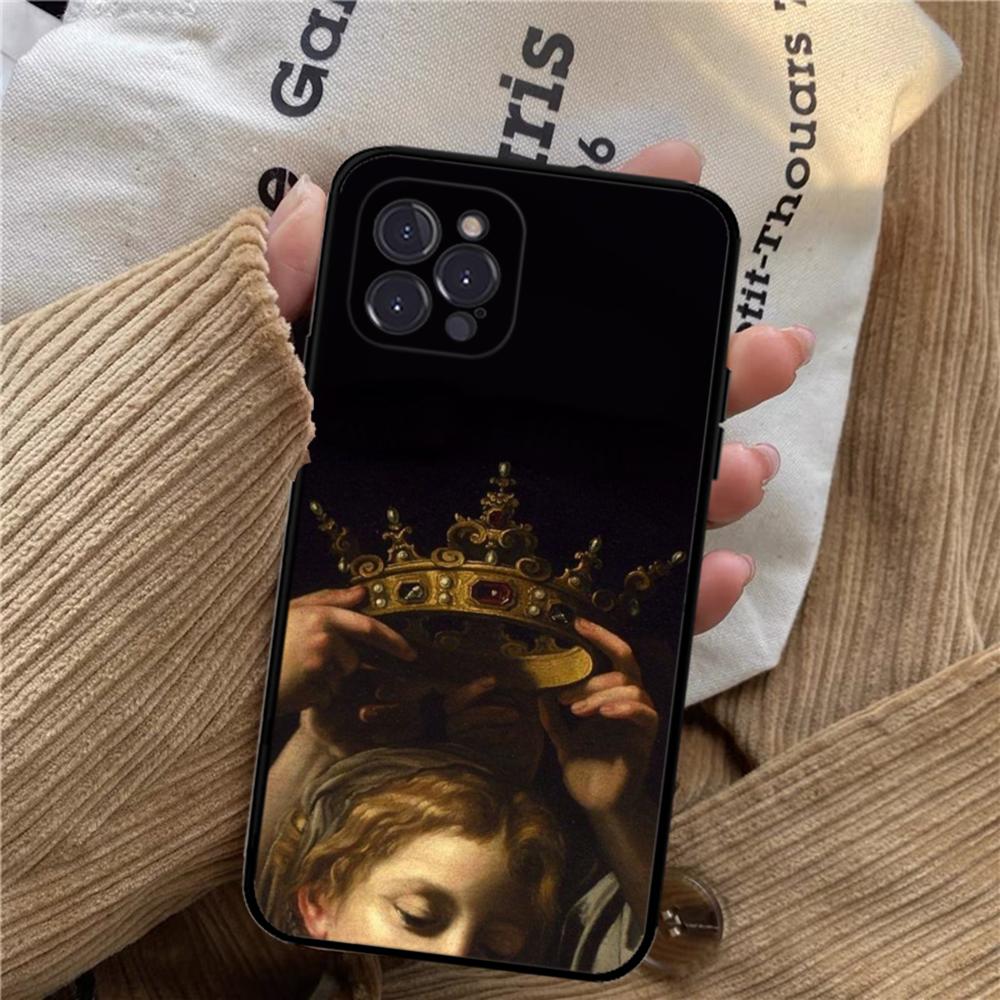 Renaissance art Painting Phone Case For iPhone 15 14 11 12 13 Mini Pro XS Max Cover 6 7 8 Plus X XR SE 2020 Funda Shell