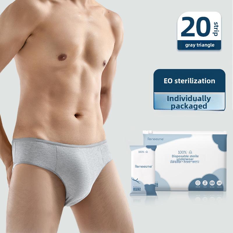 Męska bielizna jednorazowa, pakowana pojedynczo, sterylna, nadająca się do prania, niezbędna w podróży