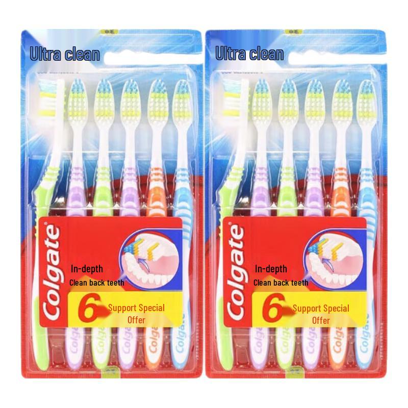 

Colgate Super Clean Soft Bristle Toothbrush 12-Pack