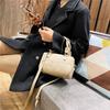 IELGY Fashion PU Embossed Stone Pattern Shoulder Bag Portable Crossbody Boston Pillow Bag