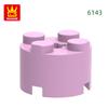 Non-Toxic 98Pcs/Lot 6143 3941 Cylindrical Block Moc 2X2 Parts Compatible With Arc-Shapes Brick Diy Children'S Assembly Toys Gift Box
