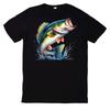 T-Shirt Lustiges Angler Fisch Motiv