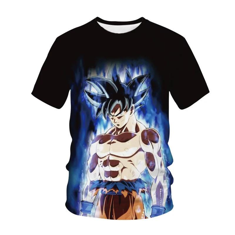 2026 Fashion New Dragon Ball Multi Character 3D Printed T-shirt Fitness Sports Anime Exhibition Short