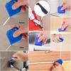 17 PCS Caulk Remover Tools 3 In 1 Metal Scraper with 6 Silicone Pads Grout Angle Scrapers Caulking