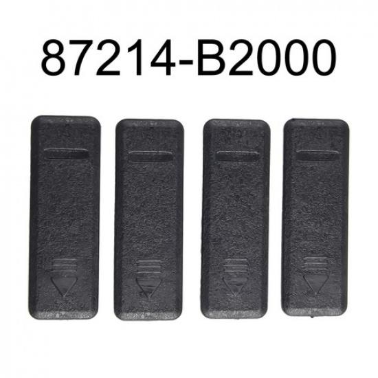 4Pcs Roof Molding Covers for Kia Soul 2014 OEM# 87214 B2000 Black