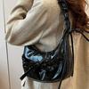 This Year's Popular Pleated Bag Women's 2025 New Trend Fashion Casual Niche Simple Commuter Underarm Shoulder Bag