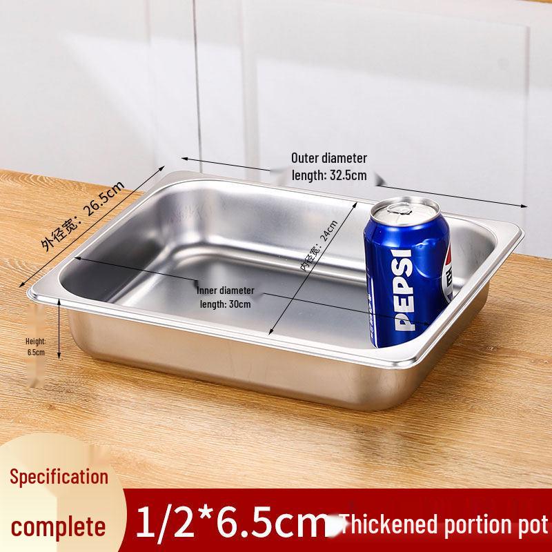 

Stainless Steel Rectangular Food Pan