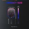 Hellfire PRO4 Tornado Pickleball Paddle T700 Carbon Fiber Hot Press Sports Grade Racket