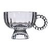 Transparent Goblet High-Value Glass Minimalist Wind Cup Household Water Cup Dessert Cup Summer Juice Cup