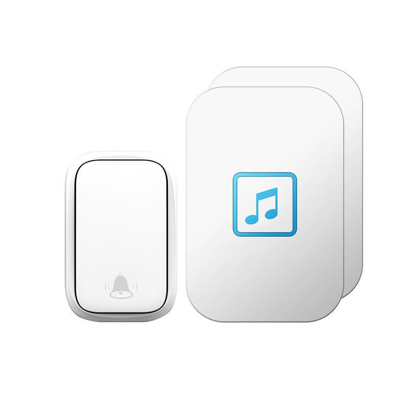 Battery-Free Wireless Smart Doorbell with Dual Receivers & Elderly Call Button